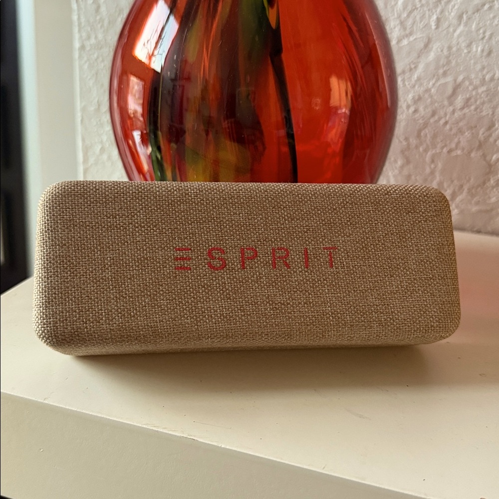 ESPRIT Canvas Tweed Sunglasses Glasses Case Magnetic Closure